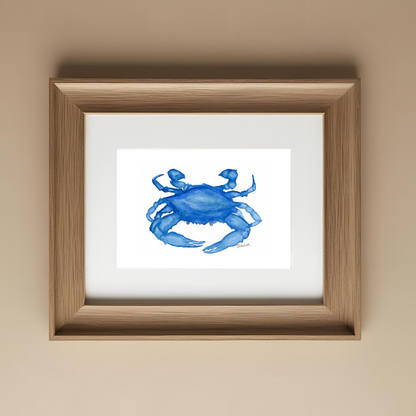 Crab Blue Print