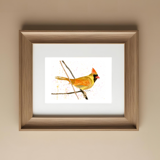 Cardinal Female Print