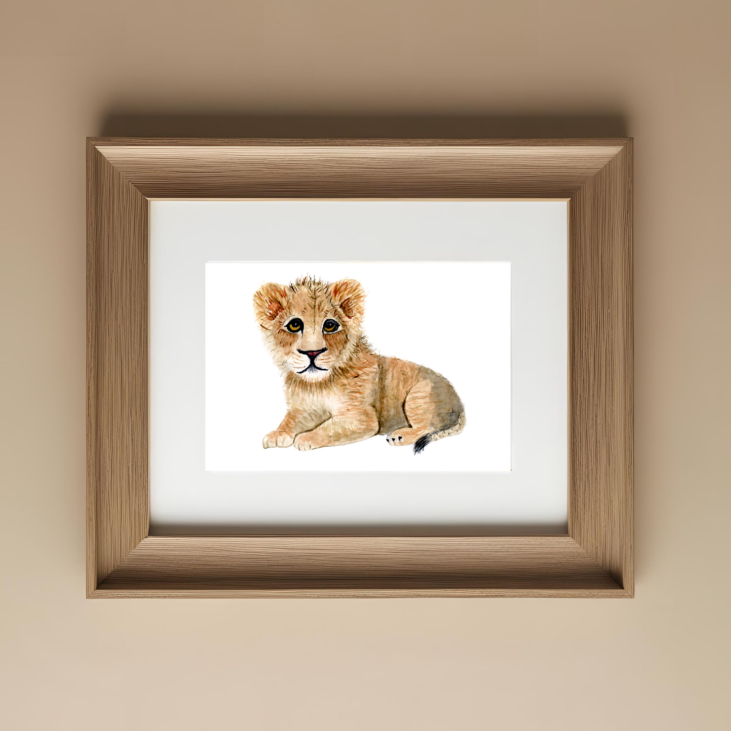 Lion cub Print
