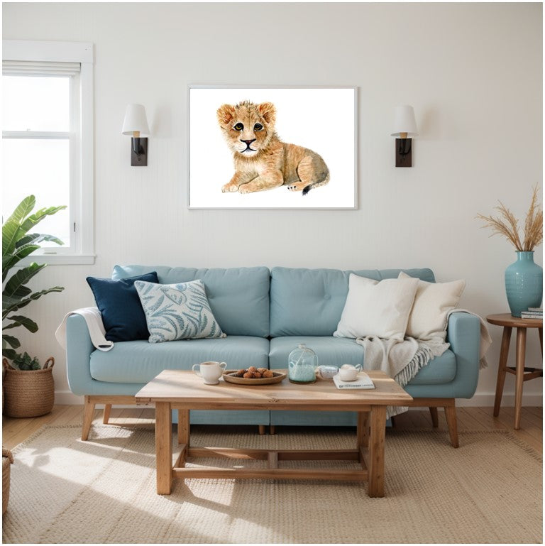 Lion cub Print