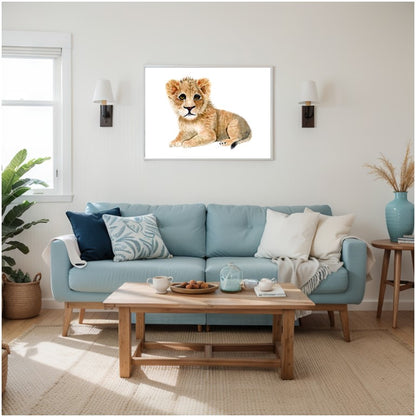 Lion cub Print