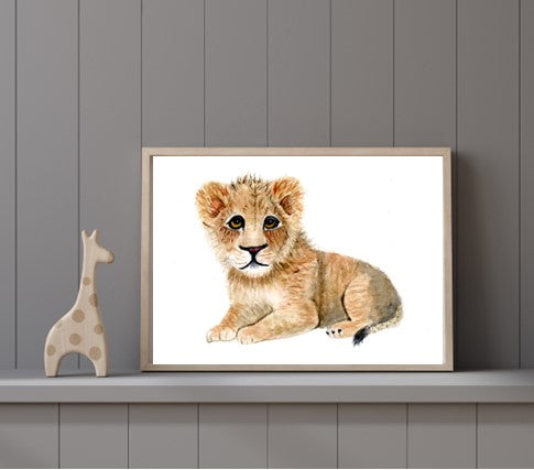 Lion cub Print