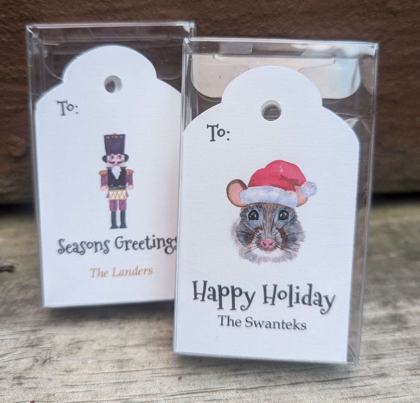 Holiday Mouse Gift Tags
