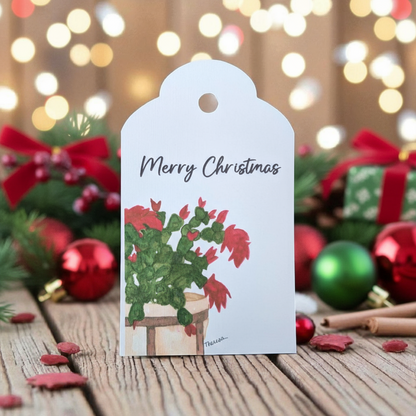Christmas Cactus Gift Tags