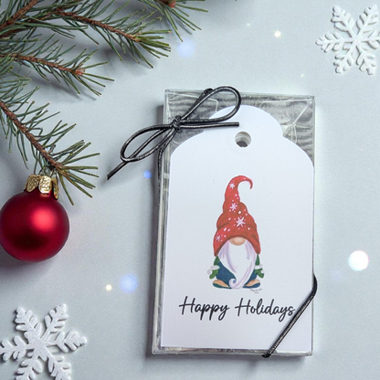 Gnome Snowflake Gift Tags