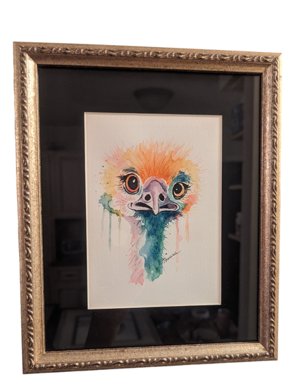 Ostrich 2 Print