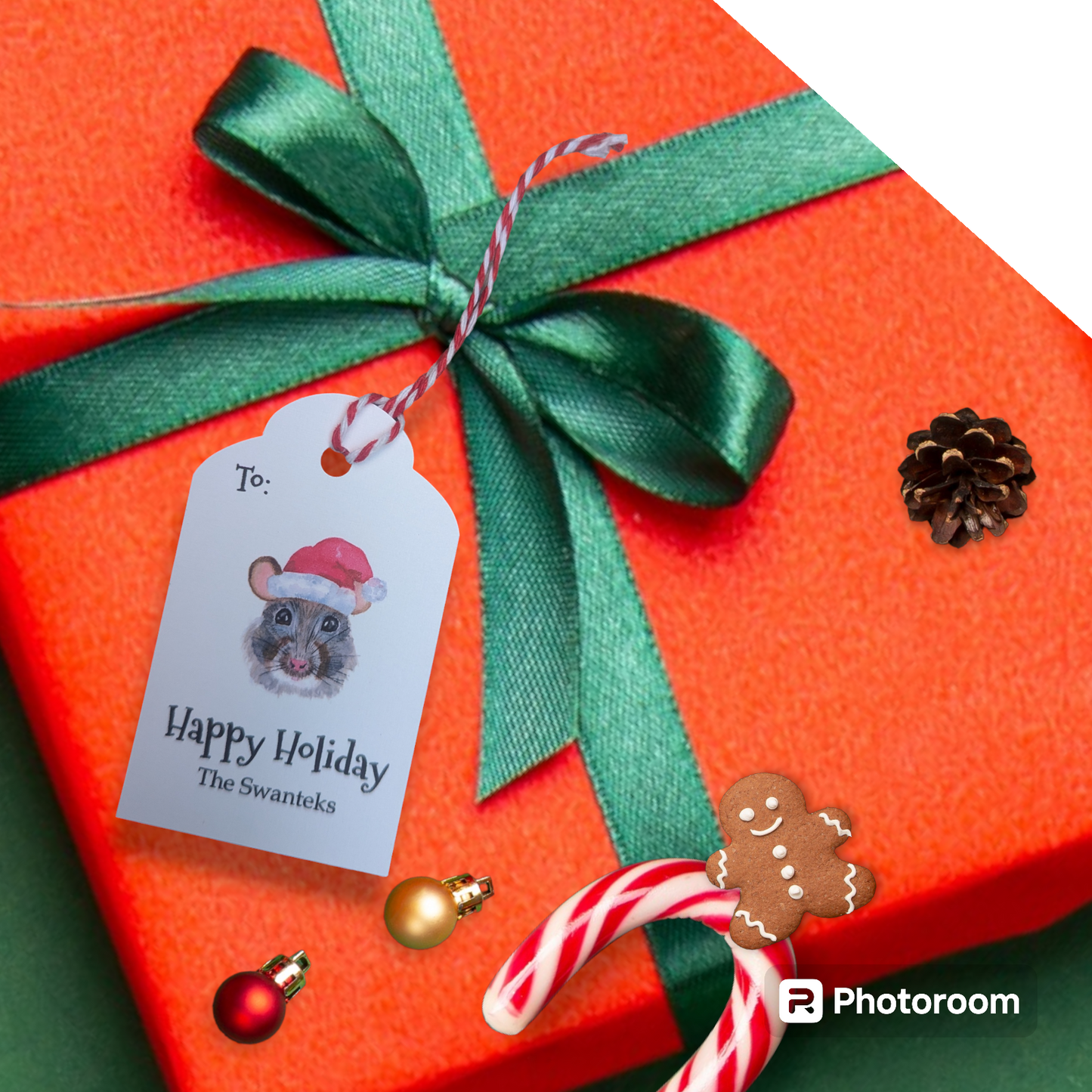 Holiday Mouse Gift Tags