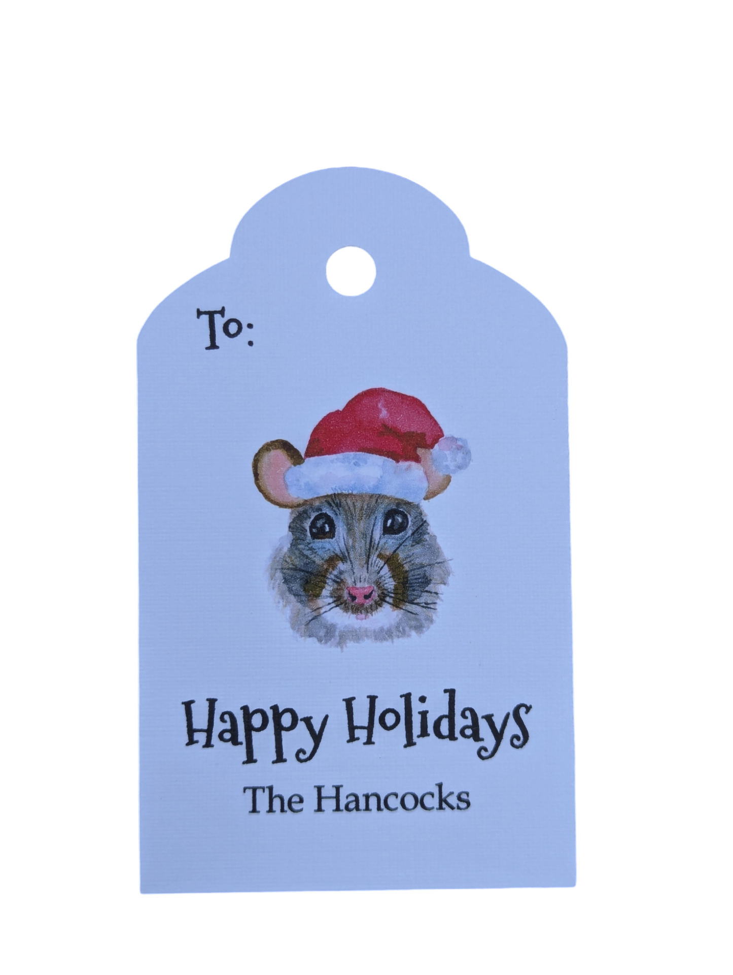 Holiday Mouse Gift Tags