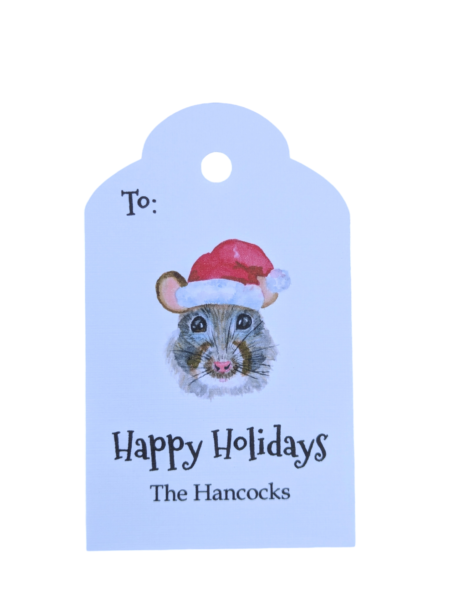 Holiday Mouse Gift Tags