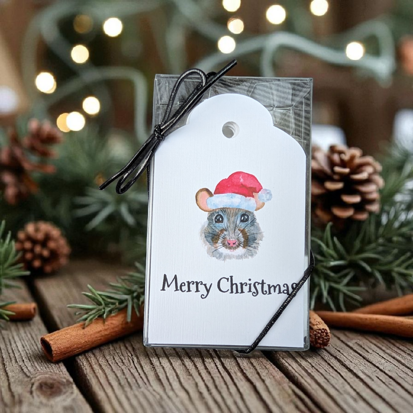 Christmas Mouse Gift Tags