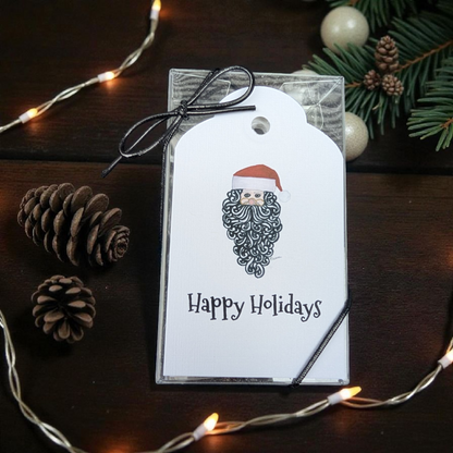 Santa Curly Gift Tags