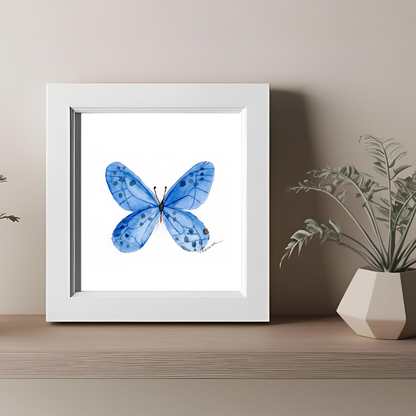 Butterfly Blue Print
