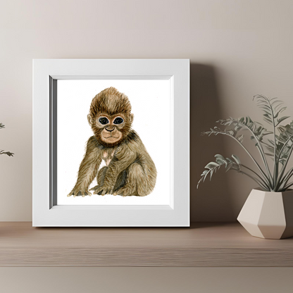 Gorilla Baby Print