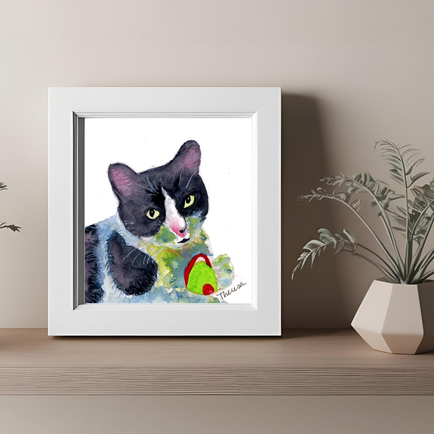 Tuxedo Cat Print