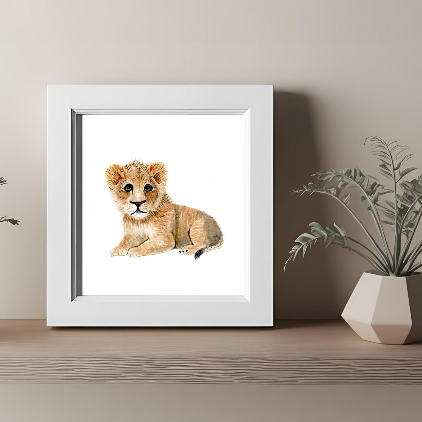 Lion cub Print