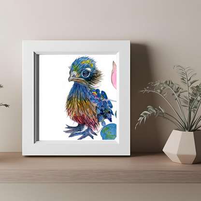 Peacock Baby Print