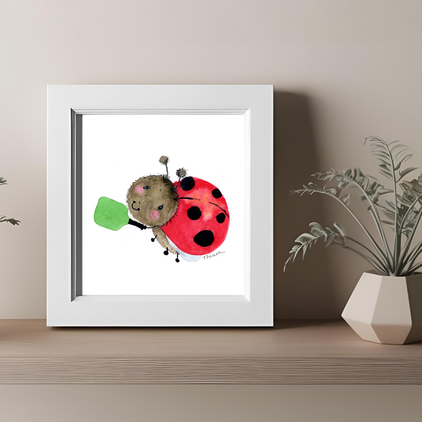 Ladybug Pickleball Print
