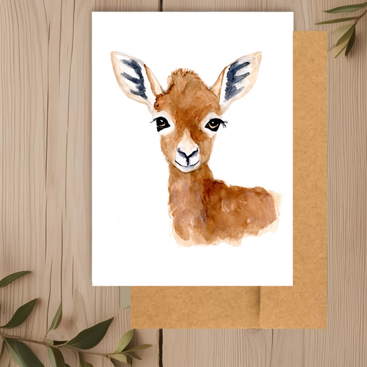 Deer Note Card