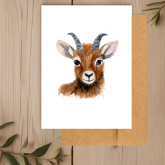 Goat Note Card
