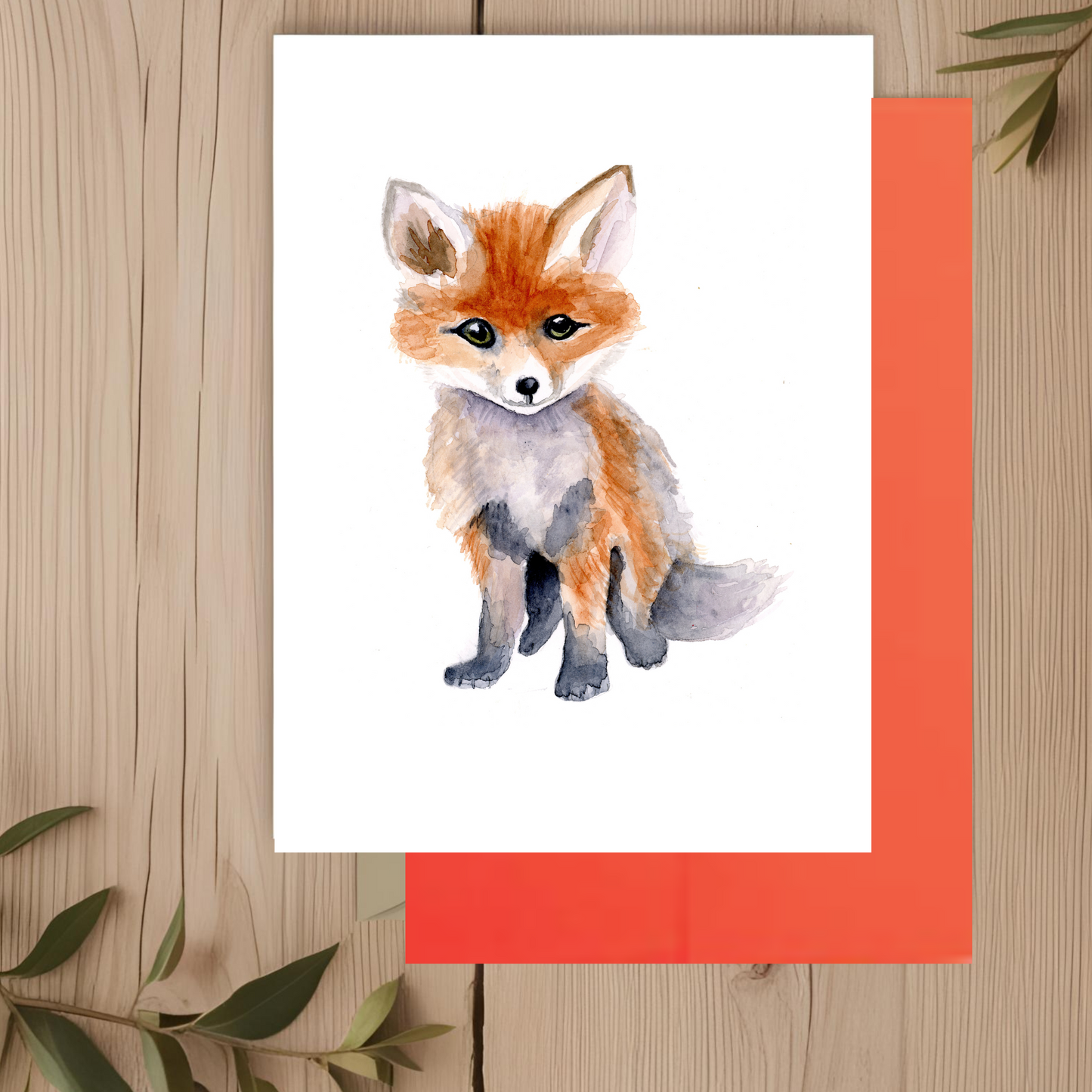 Fox Note Card