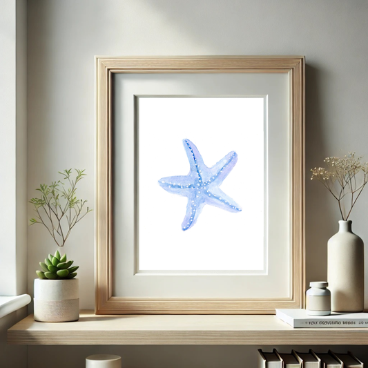 Starfish Blue Print