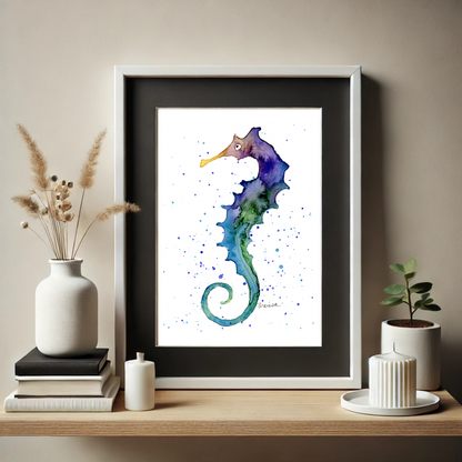Seahorse Print