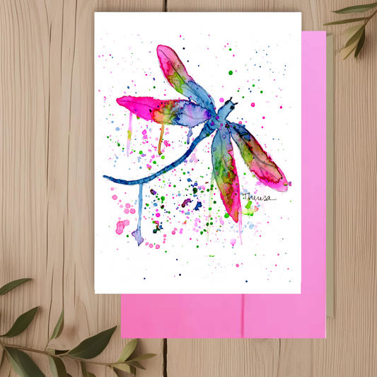 Dragonfly Note Card