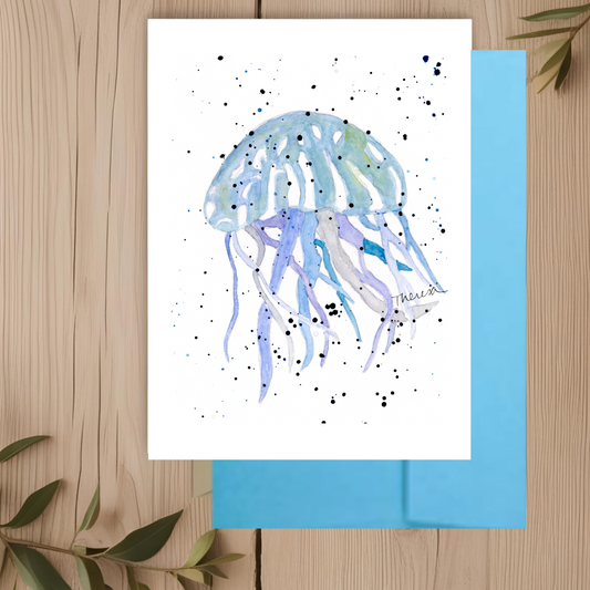 Jellyfish Note Card