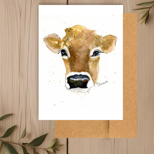 Cow Note Card