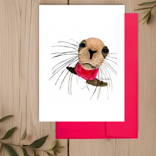 Seal Note Card