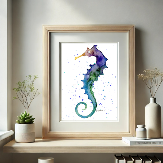 Seahorse Print