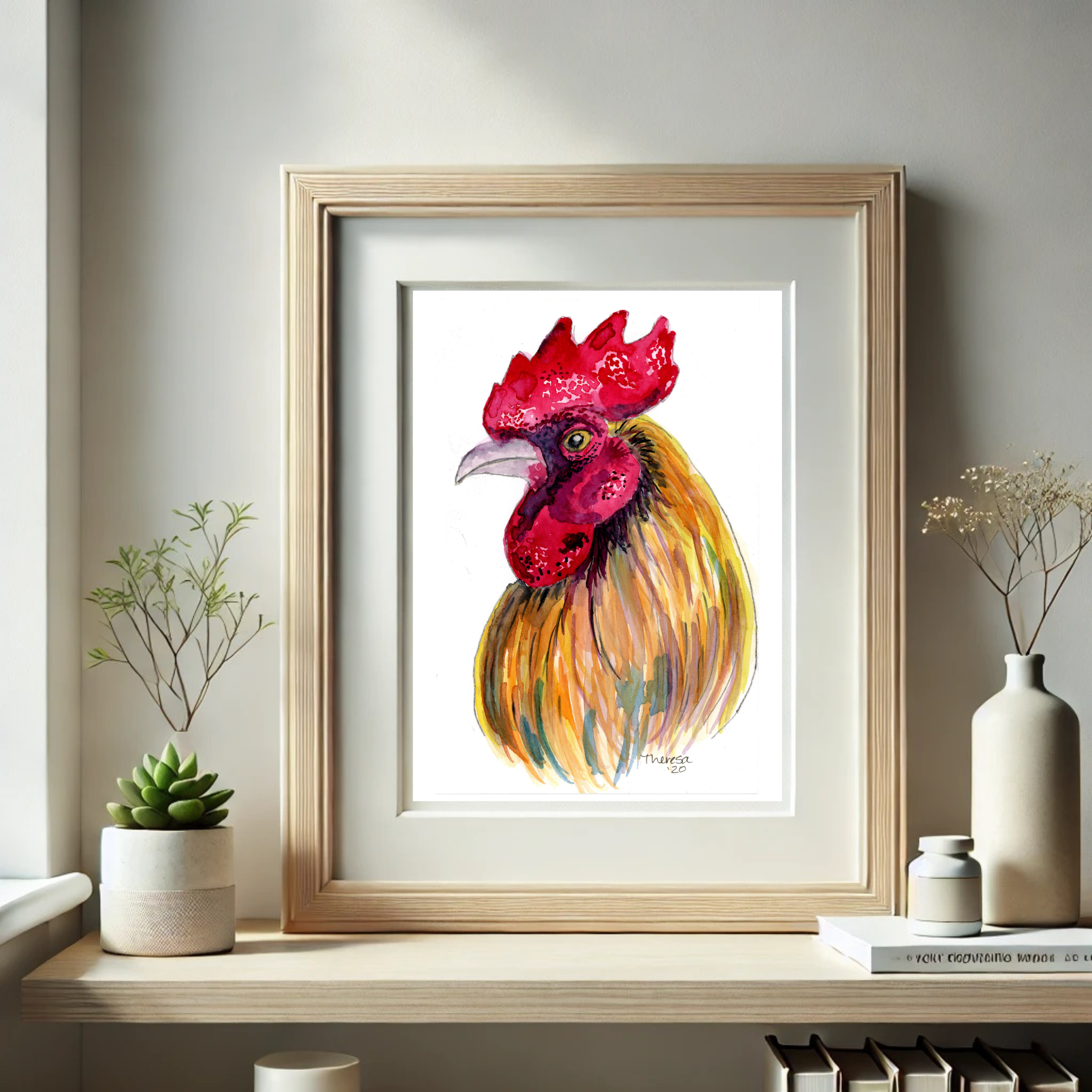 Rooster Print – Happy Hues Design Co., LLC