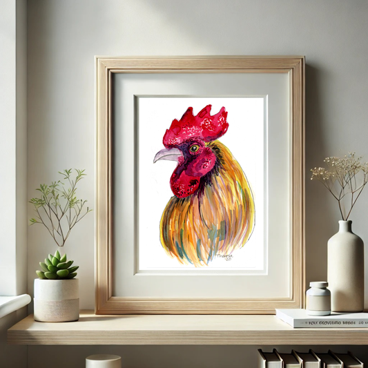 Rooster Print