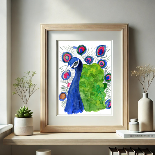 Peacock Print