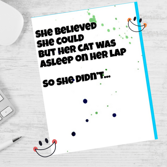 She Believed She Could Note Card