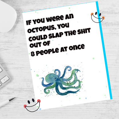 If You Were an Octopus Note Card