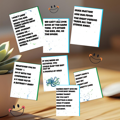2 to 3 Glasses of Wine Per Day Note Card