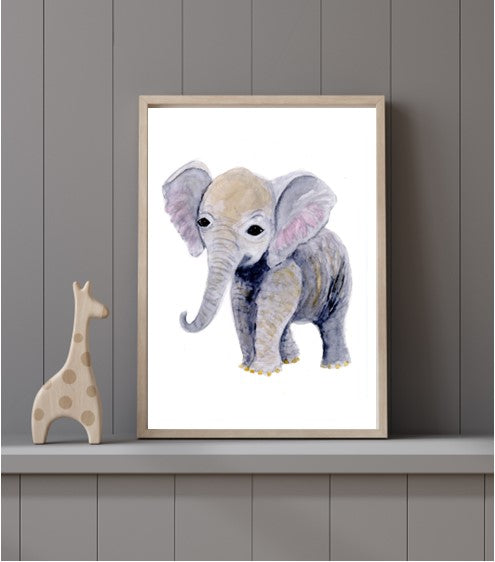 Elephant Baby Print